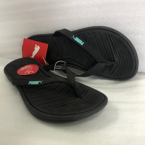 puma lux flip flops size 9